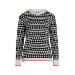 Mads Nørgaard Rundhalset Strikkgenser i Svart - Elegant og Tidløs Damegenser