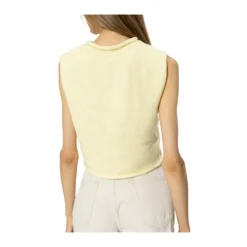 JW Anderson Graphic Vest Gul - Strikkejakke for Damer -Dame-strikkegensere Salg unnamed file 4162