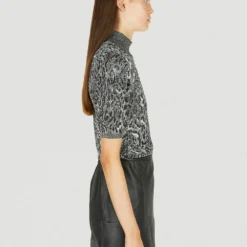 Paco Rabanne Tops Black - Elegant Dameoverdel i Strikk