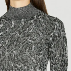 Paco Rabanne Tops Black - Elegant Dameoverdel i Strikk -Dame-strikkegensere Salg unnamed file 4201