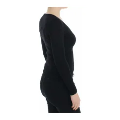 Dolce & Gabbana Svart Ull Crewneck Genser - Elegant og Komfortabel -Dame-strikkegensere Salg unnamed file 4207