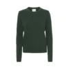 Colorful Standard Classic Recycled Merino Wool Sweater Green - Bærekraftig og Stilfull Strikkegenser for Damer