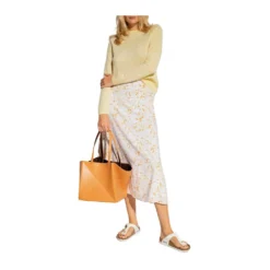 Samsøe Samsøe Boston Cashmere Sweater Gul - Myk og Stilfull Genser for Kvinner