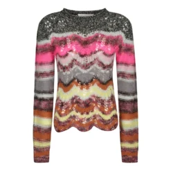 Philosophy Di Lorenzo Serafini Rundhalset Strikkegenser i Rød - Elegant og Komfortabel -Dame-strikkegensere Salg unnamed file 4312