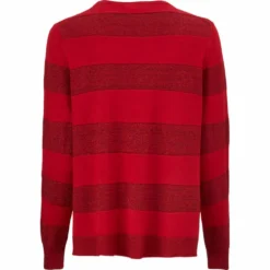 Masai Filina Genser Red - Elegant Strikkegenser for Dame