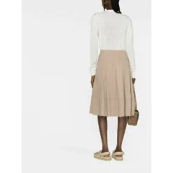 Jil Sander Hvit Rundhalset Genser - Elegant Strikkejakke for Kvinner -Dame-strikkegensere Salg unnamed file 4333
