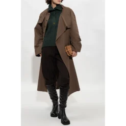 Aeron Bay Sweater With Collar Green - Elegant Dame Strikkejakke -Dame-strikkegensere Salg unnamed file 4347