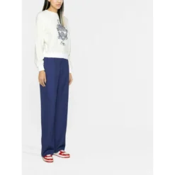 Casablanca Hvit Rundhalset Strikkegenser for Damer - Elegant og Komfortabel -Dame-strikkegensere Salg unnamed file 4352