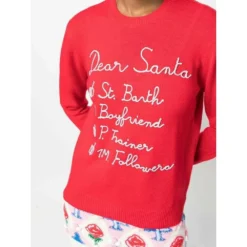 MC2 Saint Barth Rød Rundhalset Strikkegenser for Damer | Høy kvalitet -Dame-strikkegensere Salg unnamed file 4466