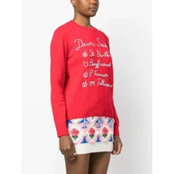 MC2 Saint Barth Rød Rundhalset Strikkegenser for Damer | Høy kvalitet -Dame-strikkegensere Salg unnamed file 4468