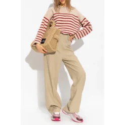 Emporio Armani Ullgenser Beige - Elegant og Komfortabel Damegenser -Dame-strikkegensere Salg unnamed file 4489