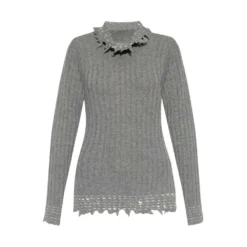 Marni Grå Ullgenser - Elegant og Komfortabel Strikkegenser for Damer -Dame-strikkegensere Salg unnamed file 4493