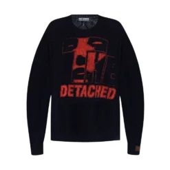 Raf Simons Oversize Sweater Blue - Strikkegenser for Dame -Dame-strikkegensere Salg unnamed file 4498