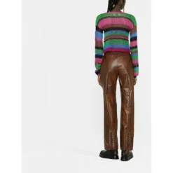 Andersson Bell Rosa Rundhalset Genser - Elegant Strikkejakke for Damer -Dame-strikkegensere Salg unnamed file 4510