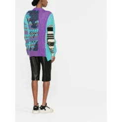 Andersson Bell Rundhalset strikkejakke i blå - Elegant og behagelig damegenser -Dame-strikkegensere Salg unnamed file 4519