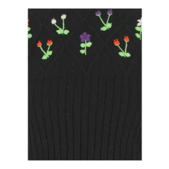 Cormio Rundhalset Strikkegenser i Svart - Elegant og Komfortabel Dameoverdel