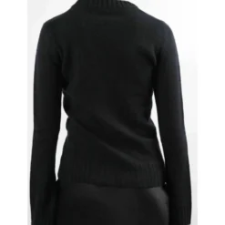 Natura Cashmere Theresia Genser i Svart - Elegant og myk cashmeregenser for damer