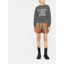 Golden Goose Round-neck Knitwear Gray - Elegant Dame Strikkegenser -Dame-strikkegensere Salg unnamed file 4570