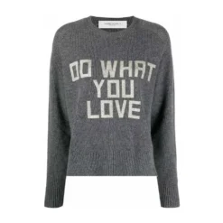 Golden Goose Round-neck Knitwear Gray - Elegant Dame Strikkegenser -Dame-strikkegensere Salg unnamed file 4571