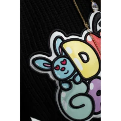 Dolce & Gabbana Svart Rundhalset Genser - Elegant Strikkegenser for Damer