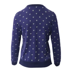 A.P.C. Floral Printed Sweater Top Blue - Elegant Strikkejakke for Damer