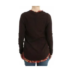 Roberto Cavalli Brun Crewneck Genser - Elegant Strikkegenser for Damer -Dame-strikkegensere Salg unnamed file 4627
