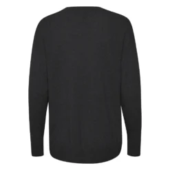 Culture V-hals strikkejakke i svart - Elegant og behagelig damegenser