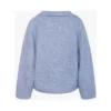 Lys Blå Melert Arnie Says Brie Klær Blue - Dame Overdeler Strikkejakke