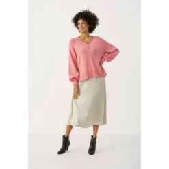 Part Two TaleenPW Sweater Pink - Dame/Overdeler/Strikkejakker & Gensere