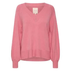 Part Two TaleenPW Sweater Pink - Dame/Overdeler/Strikkejakker & Gensere -Dame-strikkegensere Salg unnamed file 4839