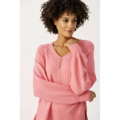Part Two TaleenPW Sweater Pink - Dame/Overdeler/Strikkejakker & Gensere -Dame-strikkegensere Salg unnamed file 4840