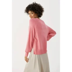 Part Two TaleenPW Sweater Pink - Dame/Overdeler/Strikkejakker & Gensere -Dame-strikkegensere Salg unnamed file 4842