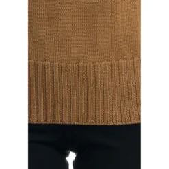 Drumohr Rundhalset strikkejakke i brun - Elegant og behagelig damegenser -Dame-strikkegensere Salg unnamed file 4846