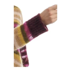 Dondup Rundhalset strikkejakke i rød - Elegant og behagelig damegenser -Dame-strikkegensere Salg unnamed file 4853