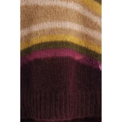 Dondup Rundhalset strikkejakke i rød - Elegant og behagelig damegenser -Dame-strikkegensere Salg unnamed file 4855