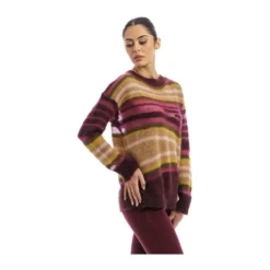 Dondup Rundhalset strikkejakke i rød - Elegant og behagelig damegenser -Dame-strikkegensere Salg unnamed file 4857