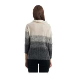 Manila Grace Rundhalset Strikkegenser i Beige - Elegant og Komfortabel Dameoverdel -Dame-strikkegensere Salg unnamed file 4905