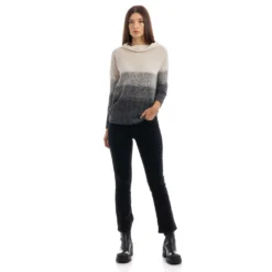 Manila Grace Rundhalset Strikkegenser i Beige - Elegant og Komfortabel Dameoverdel -Dame-strikkegensere Salg unnamed file 4907