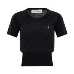 Vivienne Westwood Ullgenser med Logo i Grå | Dame Overdeler og Strikkejakker