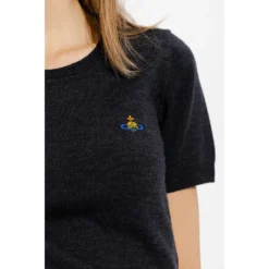 Vivienne Westwood Ullgenser med Logo i Grå | Dame Overdeler og Strikkejakker -Dame-strikkegensere Salg unnamed file 4919