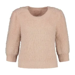 NIKKIE Taylor Top Pink - Elegant strikkejakke for damer -Dame-strikkegensere Salg unnamed file 492