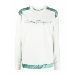 Salvatore Ferragamo Hvit Strikkegenser - Elegant Dameoverdel
