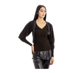 Simona Corsellini Brun Strikkegenser - Elegant og Komfortabel Dameoverdel -Dame-strikkegensere Salg unnamed file 4960