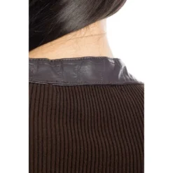 Simona Corsellini Brun Strikkegenser - Elegant og Komfortabel Dameoverdel -Dame-strikkegensere Salg unnamed file 4962