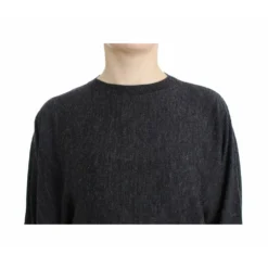 Costume National Grå Strikket Batwing Genser - Elegant og Tidløs Dameoverdel -Dame-strikkegensere Salg unnamed file 4987