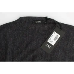 Costume National Grå Strikket Batwing Genser - Elegant og Tidløs Dameoverdel -Dame-strikkegensere Salg unnamed file 4988