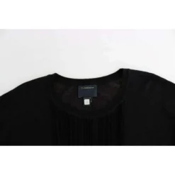 Roberto Cavalli Svart Kortermet Strikkegenser for Damer | Elegant Overdel -Dame-strikkegensere Salg unnamed file 5022