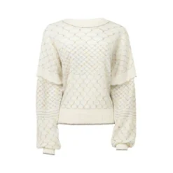 See By Chloé Iza Sweater Beige - Elegant strikkejakke for kvinner