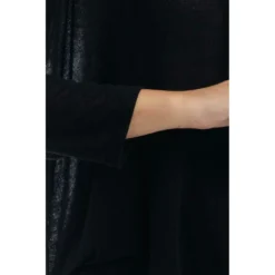 Manila Grace Rundhalset Strikkegenser i Svart - Elegant og Komfortabel -Dame-strikkegensere Salg unnamed file 5030