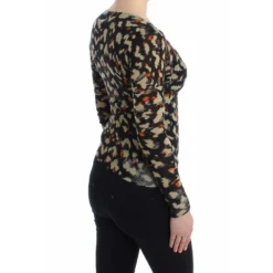 Roberto Cavalli V-hals Genser i Beige - Elegant Strikkegenser for Damer -Dame-strikkegensere Salg unnamed file 5048